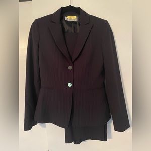 Tahari black suit